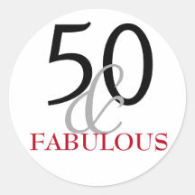 50 y fabuloso | Tipografía 50 cumpleaños