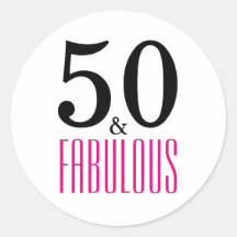 50 y fabuloso | Tipografía 50 cumpleaños