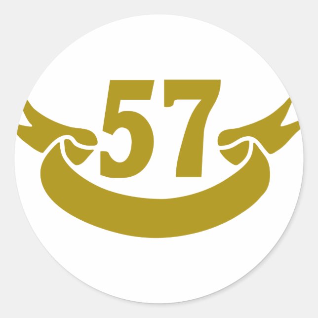 Pegatina Redonda 57-cinta real (Anverso)