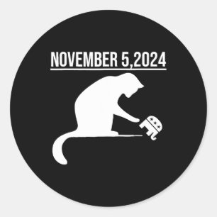 Pegatina Redonda 5 De Noviembre De 2024 La Venganza De Las Damas De