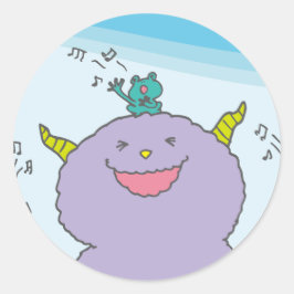 PEGATINA REDONDA 6月モンスターシール
