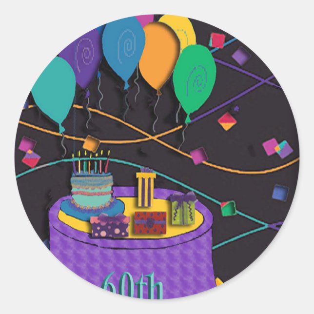 PEGATINA REDONDA 60.ª (Anverso)