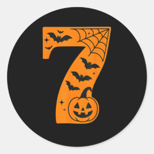 Pegatina Redonda 67 gemelos coincidentes de Halloween niños niñas h