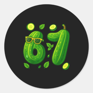 Pegatina Redonda 67 Meme Ckle Divertido Seis Siete Cuber 6 7 Gen Al