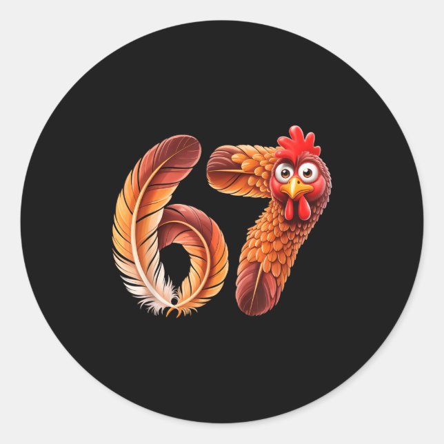 Pegatina Redonda 67 Meme Thanksgiving Turkey Day Funny Holiday Six  (Anverso)