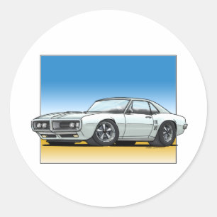 Pegatina Redonda 68_Firebird_WHITE