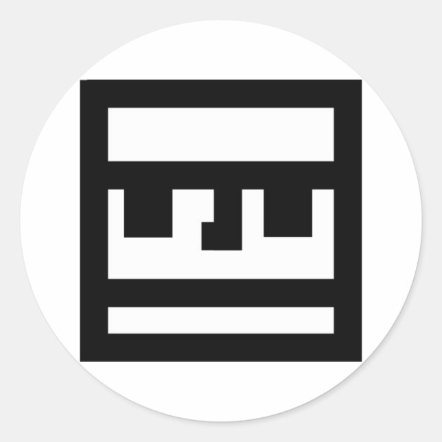 Pegatina Redonda 6.º cara (Anverso)