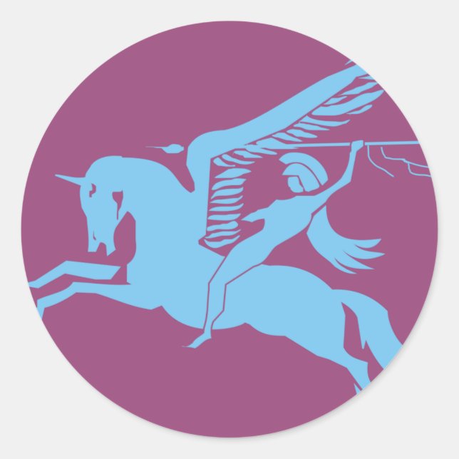 Pegatina Redonda 6th Airborne (Anverso)