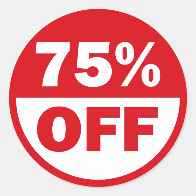 PEGATINA REDONDA 75% DESPEGADO (Anverso)