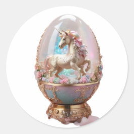 Pegatina Redonda 7.º cáscara