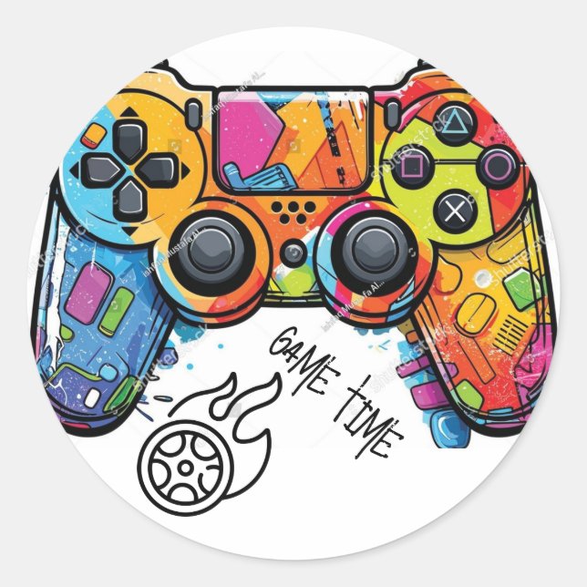 Pegatina Redonda 7.º centinela (Anverso)