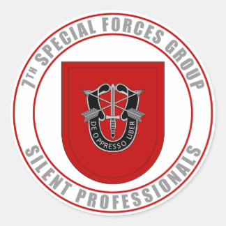 Pegatina Redonda 7.º Grupo de Fuerzas Especiales