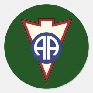 Pegatina Redonda 82d División Aérea Recondo parche de bolsillo 2