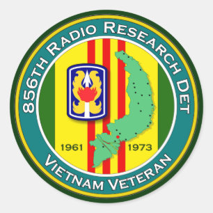 Pegatina Redonda 856ª RRD 1 - ASA Vietnam