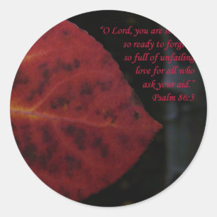 Pegatina Redonda 86:3 de los salmos