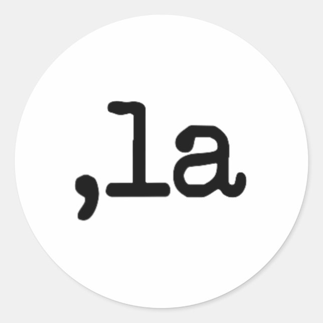 Pegatina Redonda + 8 Kamala Harris para las elecciones presidencial (Anverso)