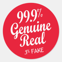 99.9% real genuino.1% falso