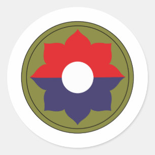 Pegatina Redonda 9.ª División de Infantería