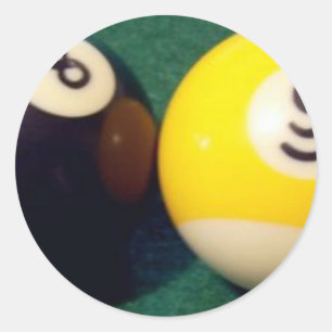 Pegatina Redonda 9-Ball de 8