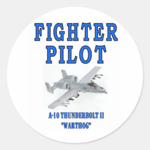 Pegatina Redonda A-10 THUNDERBOLT II warthog