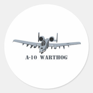Pegatina Redonda A-10 Warthog