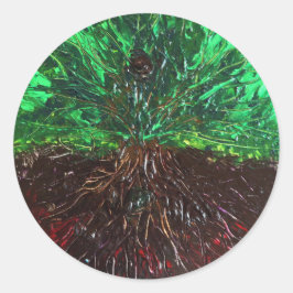 Pegatina Redonda A continuación