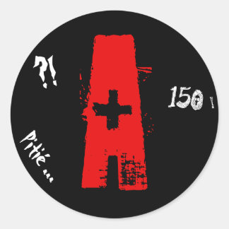 Pegatina Redonda A joven permitido