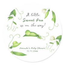 A Little Sweet Pea Is On The Way Baby Shower