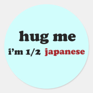 Pegatina Redonda A medias japonés