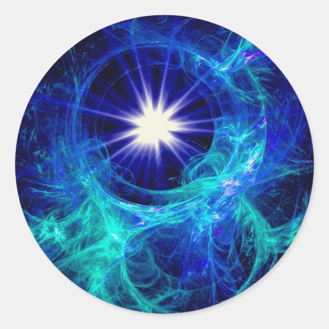 Pegatina Redonda A star is born (Anverso)