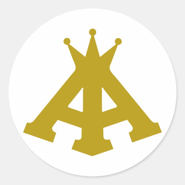 Pegatina Redonda AA-real (Anverso)