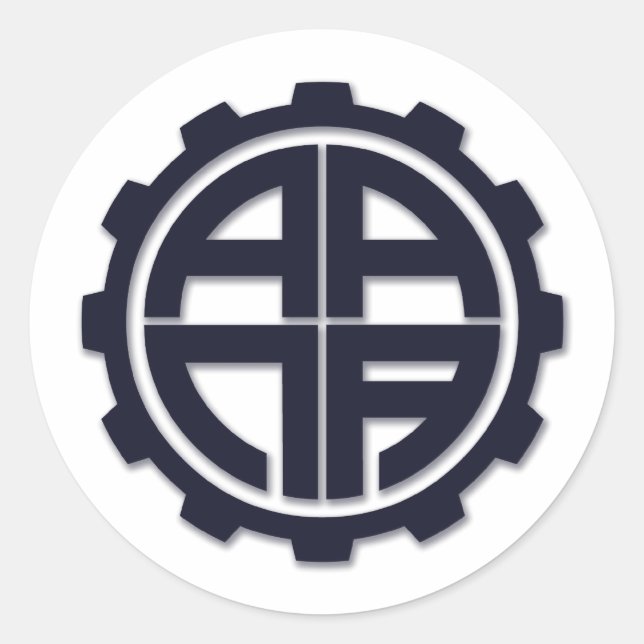 PEGATINA REDONDA AANA GEAR (Anverso)