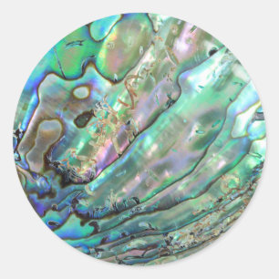 Pegatina Redonda Abalone