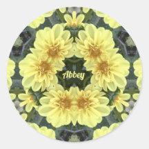 ABBEY ~ ORIENTAL DAHLIAS AMARILLO RELIGIOSO ~