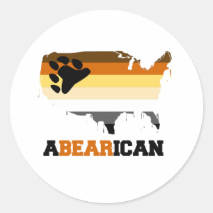 PEGATINA REDONDA ABEARICANO -