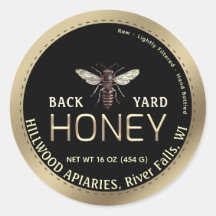 Abeja de la reina de la frontera dorada con miel J