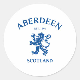 PEGATINA REDONDA ABERDEEN