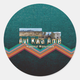 Pegatina Redonda ABH Avi Kwa Ame NM
