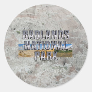 Pegatina Redonda ABH Badlands