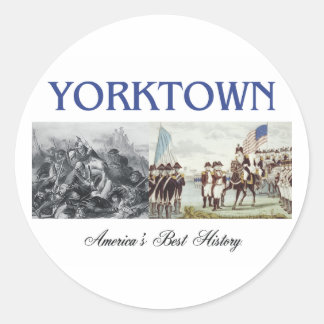 Pegatina Redonda ABH Yorktown