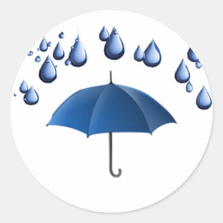 Pegatina Redonda Abrumador