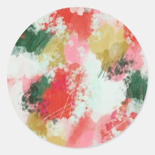 Pegatina Redonda Abstract Cheer