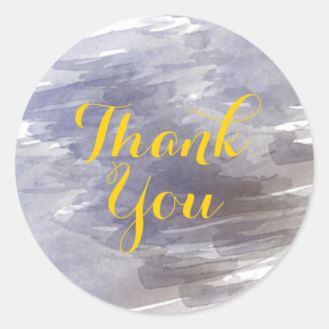 Pegatina Redonda Abstracto Moderno (Anverso)