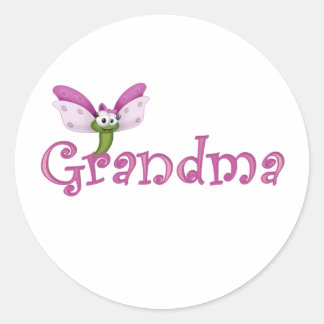 Pegatina Redonda Abuela
