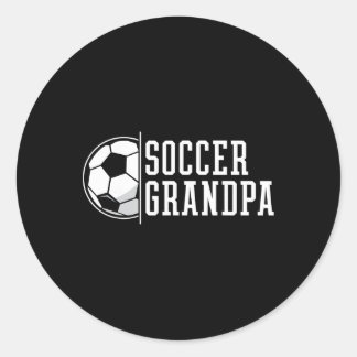 Pegatina Redonda Abuelo Fútbol Abuelo