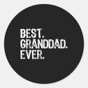 Pegatina Redonda Abuelo siempre familia Guay Grand-dad