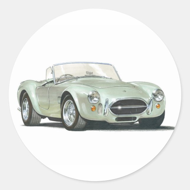 Pegatina Redonda AC Cobra 289 MkIII (Anverso)