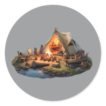 Acampando con seres queridos