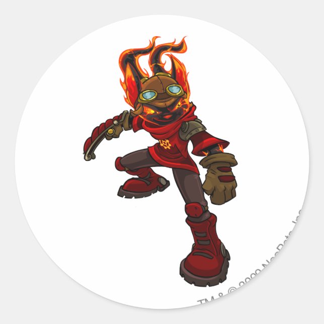 Pegatina Redonda Acara Moltara (Anverso)