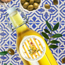 Aceite de unción de franja amarilla regalo de favo